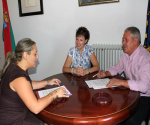 Primera visita institucional de la Diputada de Empleo con motivo del proyecto TERMADOMO