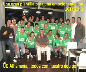 La UD Alhameña hizo una presentación festiva del equipo en el pub Los Tajos