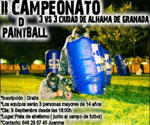 II campeonato paintball feria Alhama de Granada
