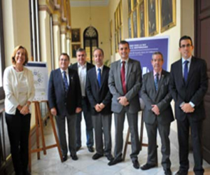 Andrés García Maldonado en la presentación de las V Jornadas de Seguridad, Defensa y Cooperación