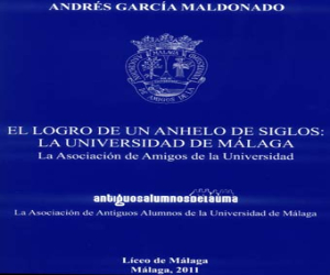 Éxito del último libro de Andrés García Maldonado sobre el 40 aniversario de la Universidad de Málaga