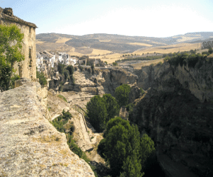 Los tajos de Alhama iluminados