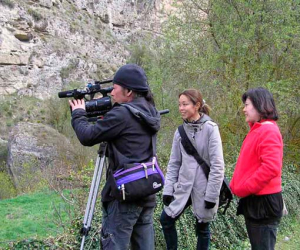 Una televisión japonesa rueda en Alhama un documental sobre Balnearios del Mundo