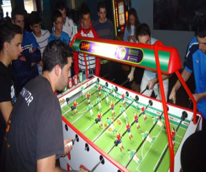 Exhibición de futbolín este martes en “Los Tajos”