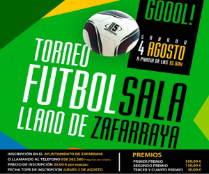 Actividades culturales y primer torneo de fútbol sala de Zafarraya