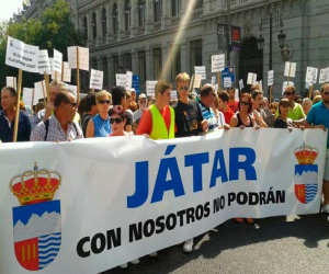 Manifestación de las ELAs en Madrid