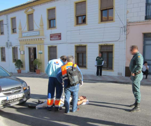 Incidente en la carretera de Granada con atropello