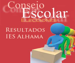 Miembros del Consejo Escolar en el IES Alhama