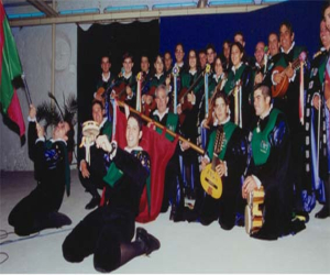 Comida de año nuevo de los miembros de Manos Unidas