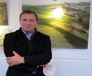 Jaime Jurado ganador del primer certamen de ‘Pintura rápida’