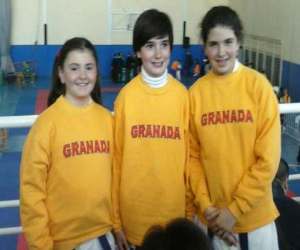 Tres alhameños seleccionados para el campeonato de Andalucía de kárate infantil