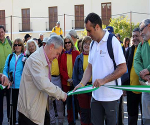 Buena aceptación del primer encuentro provincial de senderismo celebrado en Alhama de Granada