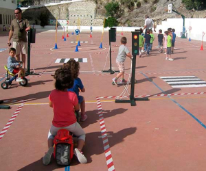 La autoescuela Alhama, celebra el “I Encuentro de Seguridad  Vial” en el CEIP Conde de Tendilla