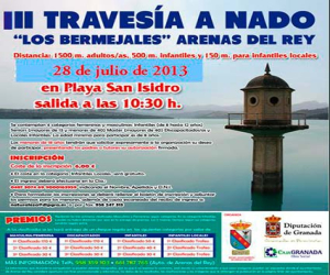 Tercera travesía a nado en el embalse de Bermejales