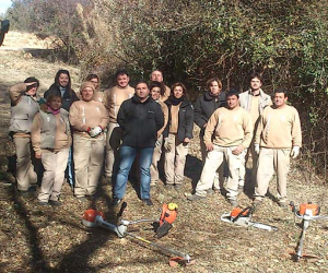 El taller de empleo “Marcos, El Zamar” de Játar forma a doce vecinos como peones forestales