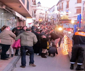 La precaución también estuvo presente en la cabalgata de la ilusión