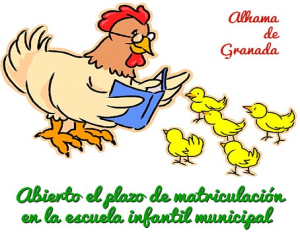 La escuela infantil municipal abre el periodo de inscripción 