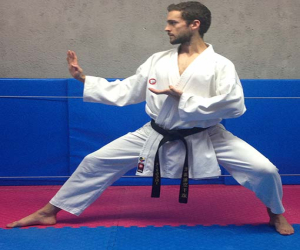 El karateca alhameño Pablo Morales participa en el Campeonato de España Universitario