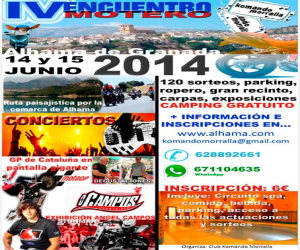 El club alhameño Komando Morralla arranca los motores del cuarto encuentro motero