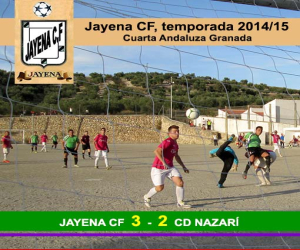 El Jayena CF logra su primera victoria de la temporada con un final de infarto