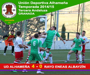 Reencuentro a lo grande de la UD Alhameña con la victoria