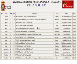 Publicado ya el calendario de los premios de fondo de 2015