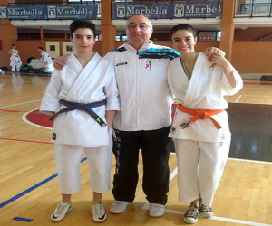 Otra familia de karatecas, la familia Gálvez-Ortiz