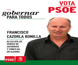 PSOE Ventas de Zafarraya, elecciones municipales 2015