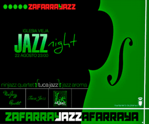 El Zafarrajazz, que pretende ser una potente atracción lúdico-musical para el verano, este sábado día 22