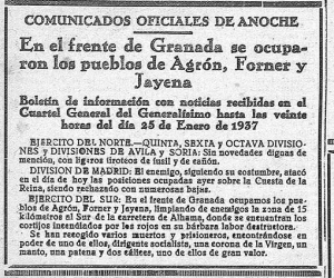 Jayena en la guerra civil española, antes y después (I)