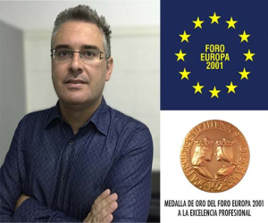 El Foro Europa 2001 concede la Medalla de Oro de la excelencia profesional al arquitecto alhameño Juan Moya