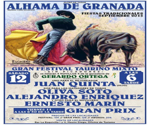 Grand Prix el día 11 y toros el 12 de septiembre en Alhama