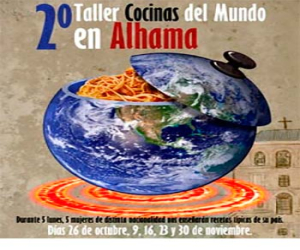 II taller de “Cocinas del mundo”, en Alhama