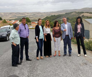 Diputación supervisa el estado de las carreteras de acceso a Fornes, Játar, Jayena y Arenas del Rey, con los alcaldes de estos municipios