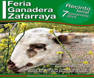 Zafarraya celebra este sábado, 7 de noviembre, su primera feria ganadera