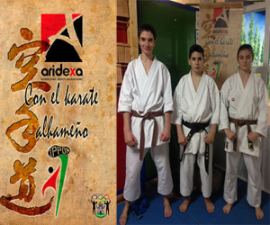  Aridexa es la empresa elegida para llevar su nombre por todas las ciudades donde participen los karatekas alhameños