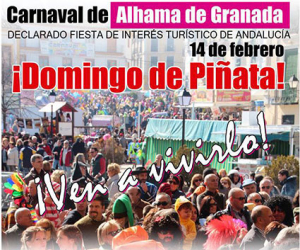 Vive el Domingo de Piñata del Carnaval de Alhama con Ilusiónate Travel