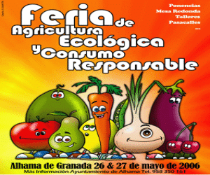 Feria de agricultura ecológica los días 26 y 27 de mayo en Alhama