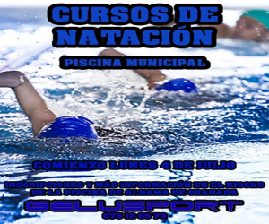 Cursos de natación en Alhama desde el 4 de julio
