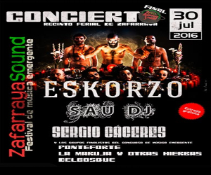 Expectación y buenas vibraciones en el primer Festival de Música Emergente de Zafarraya con Eskorzo como padrinos