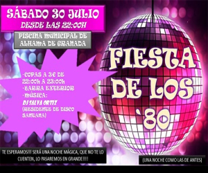 ¡Una auténtica fiesta de los 80, como las de antes!