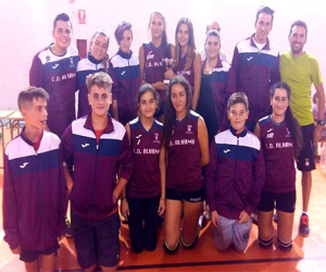 Buen comienzo del voleibol alhameño que este viernes, junto con el baloncesto, celebran una jornada para darse a conocer