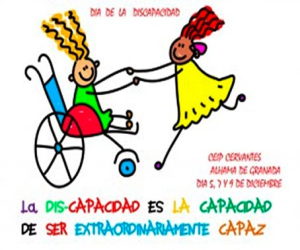 Actividades de la 'Semana de la Discapacidad' en el colegio Cervantes