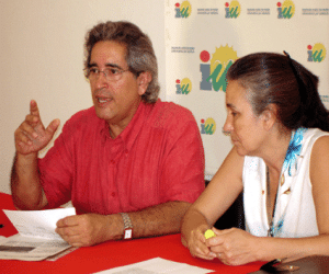 Rueda de prensa de IU sobre el tema urbanístico