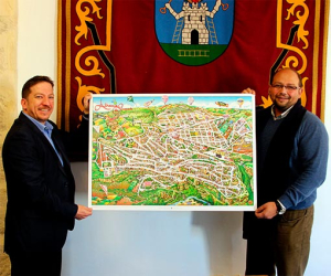 Alhama de Granada presenta el nuevo plano artístico 25 años después