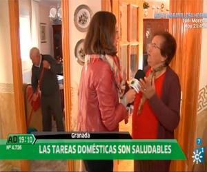 Los alhameños protagonistas para ilustrar el informe de la UGR sobre el ejercicio doméstico