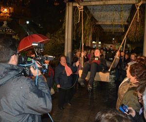 La lluvia deslució el inicio, pero no impidió la Candelaria en la que estuvo presente Canal Sur TV