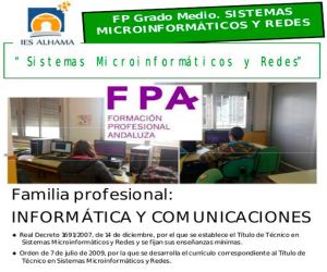 La informática como profesión de futuro, ofertada por el IES Alhama