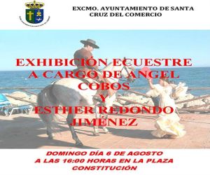 Santa Cruz del Comercio cierra sus fiestas este domingo con una exhibición ecuestre