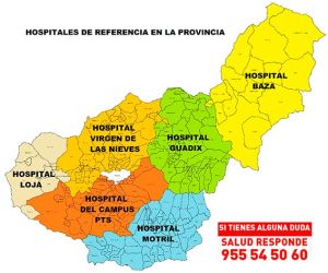 Tras la remodelación de los hospitales toda nuestra comarca depende del PTS, a excepción de Zafarraya que sigue en el hospital de Loja